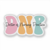 DNP - 看護実践博士の卒業 シール (正面)