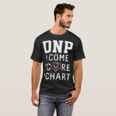 DNP 看護実践博士 チャート 面白い看護師 Tシャツ (正面フル)