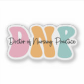 DNP – Doctor of Nursing Practice Graduation シール (正面)