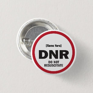 DNRは生き返りません 缶バッジ