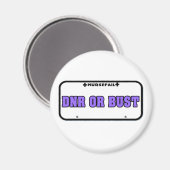 DNRまたはバストライセンスプレート マグネット (正面/裏面)