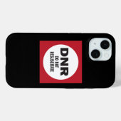 DNR医療を蘇生しない Case-Mate iPhoneケース (裏面 (横))