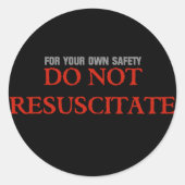 DNR ラウンドシール (正面)