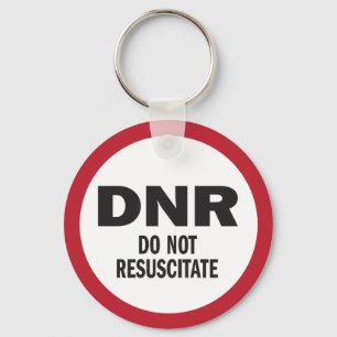 DNR Do Not Resuscitate medical キーホルダー