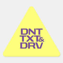 DNT TXTおよびDRV 三角形シール