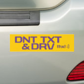 DNT TXT及びDRV バンパーステッカー (車上)