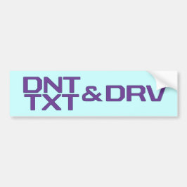 DNT TXT及びDRV バンパーステッカー