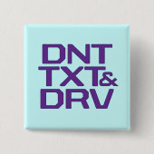 DNT TXT及びDRV 缶バッジ (正面)