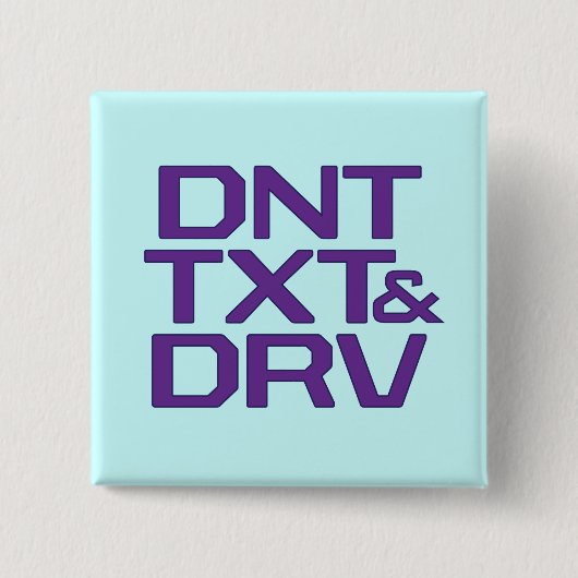 DNT TXT及びDRV 缶バッジ (正面)