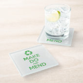 DoとMendの作成 ガラスコースター (アングル)