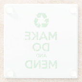 DoとMendの作成 ガラスコースター (裏面)