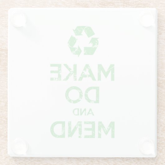 DoとMendの作成 ガラスコースター (裏面)