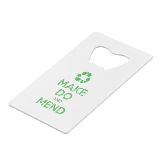 DoとMendの作成 クレジットカード栓抜き (正面アングル)