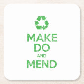 DoとMendの作成 スクエアペーパーコースター (正面)