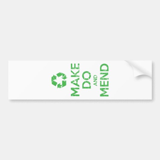 DoとMendの作成 バンパーステッカー (正面)