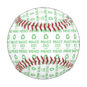 DoとMendの作成 野球ボール (裏面)