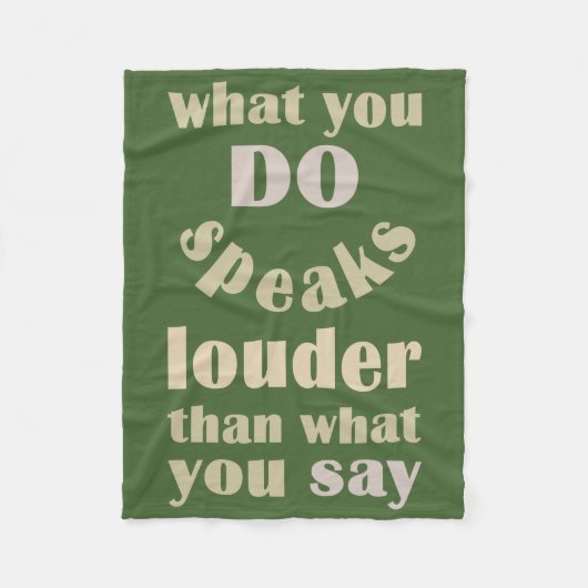 DoとSayのフリースブランケット フリースブランケット (正面)