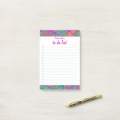 Doパーソナライズされたリストカラフルの名前 ポストイット (デスク上)