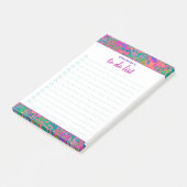 Doパーソナライズされたリストカラフルの名前 ポストイット (アングル)