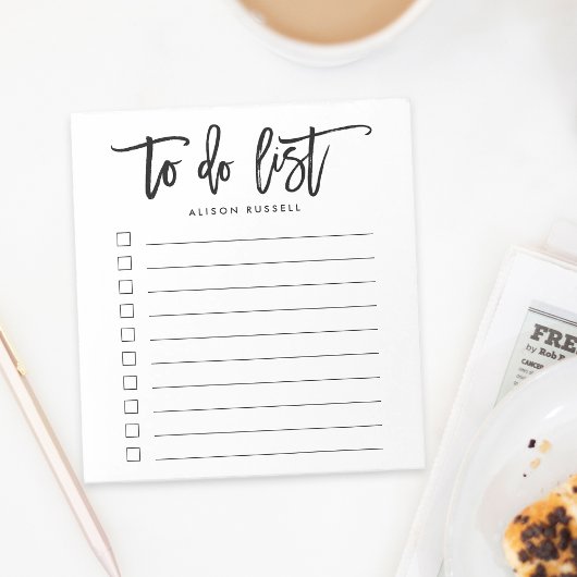 [Doリストにパーソナライズされたはブラシ文字] ノートパッド