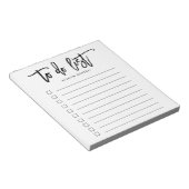 [Doリストにパーソナライズされたはブラシ文字] ノートパッド (アングル)