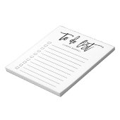 [Doリストにパーソナライズされたはブラシ文字] ノートパッド (回転)