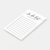 Doリストに対すリラックスる黒と白のスクリプト ポストイット (アングル)