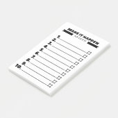 Doリストに白黒で表示する ポストイット (アングル)