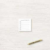 Doリストシンプルに並べた ポストイット (デスク上)