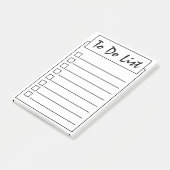 Doリストシンプルに白の黒 ポストイット (アングル)