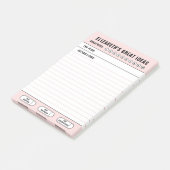 Doリスト素晴らしに表示するアイディア(ピンク) ポストイット (アングル)