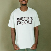 Do ストップ Me │おもしろい引用文白黒タイポグラフィ Tシャツ