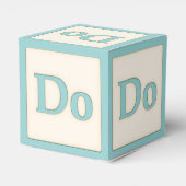 "Do"ソルフェッジョミュージカルベビーブロックアクア フェイバーボックス (裏面サイド)