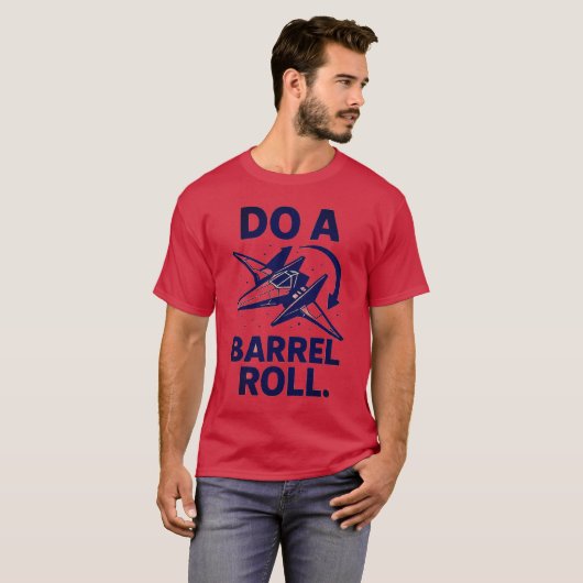 Do a Barrel Roll Tシャツ (正面フル)