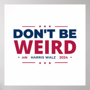 Do Be 風変わり Vote Harris Walz Kamala Harris 2024 ポスター