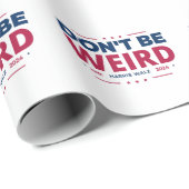 Do Be 風変わり Vote Harris Walz Kamala Harris 2024 ラッピングペーパー (ロールコーナー)