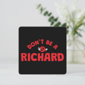 Do Be A Richard Greeting Card – 皮肉おもしろい的 シーズンカード (スタンド正面)