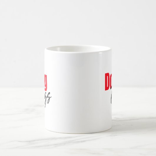 Do Big Things:、はっきりしたScript Coffee Mug コーヒーマグカップ (中央)