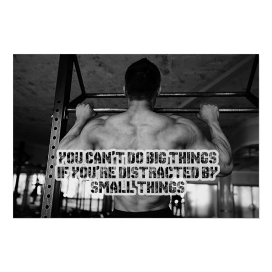 Do Big Things Motivational Poster ポスター (正面)
