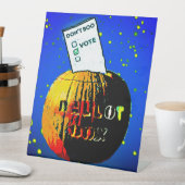 Do Boo – 投票 – ポップ・アートの Art Pumpkin投票箱 台座サイン (インサイチュ)