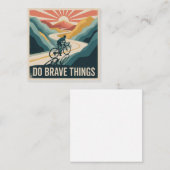 Do Brave Things スクエア名刺 (正面/裏面)