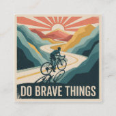 Do Brave Things スクエア名刺 (正面)
