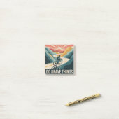 Do Brave Things ポストイット (デスク上)