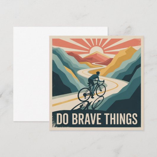 Do Brave Things 招待状 (正面/裏面)