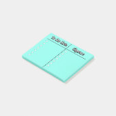 Do/Choresのリストのポスト・イットに ポストイット (アングル)