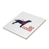 Do Good - Service Dog - Black Lab タイル (側面)