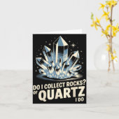 Do I Collect Rocks Of Quartz I Do Funny Crystal Co カード (黄色い花)