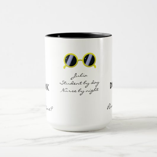 Do I Rise & Shine Night Shift Co-worker マグカップ (中央)