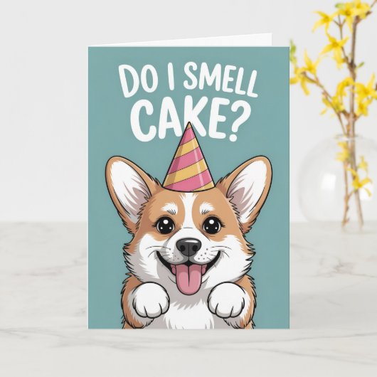 Do I Smell Cake カード (黄色い花)