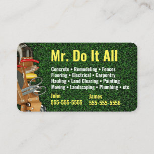 Do It All HandyMan名刺 名刺